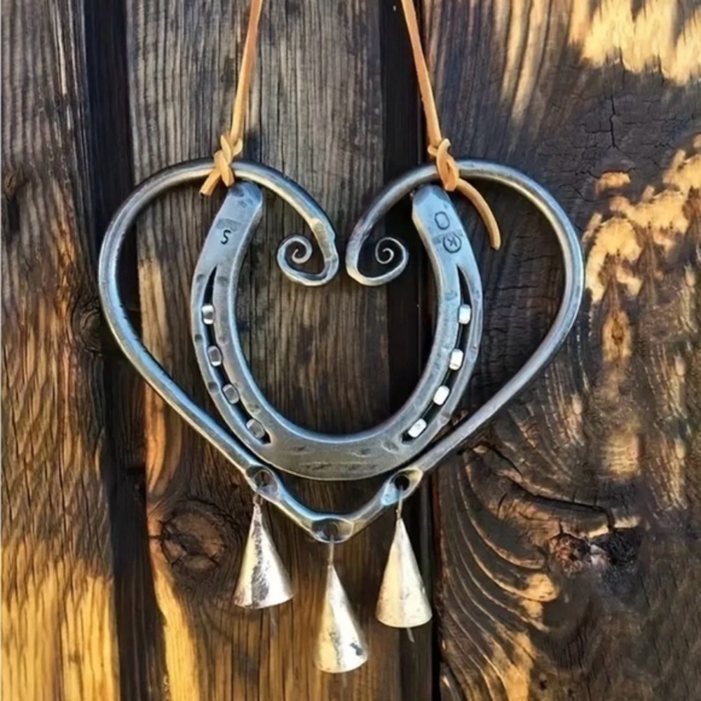 Horseshoe Heart Wall Plaque NWT